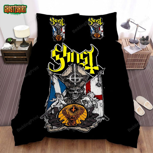 Ghost Music Band And Yunikon Bed Sheets Duvet Cover Bedding Set