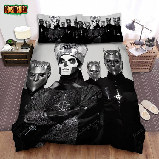 Ghost Music Band Crossed Arms Bed Sheets Duvet Cover Bedding Set