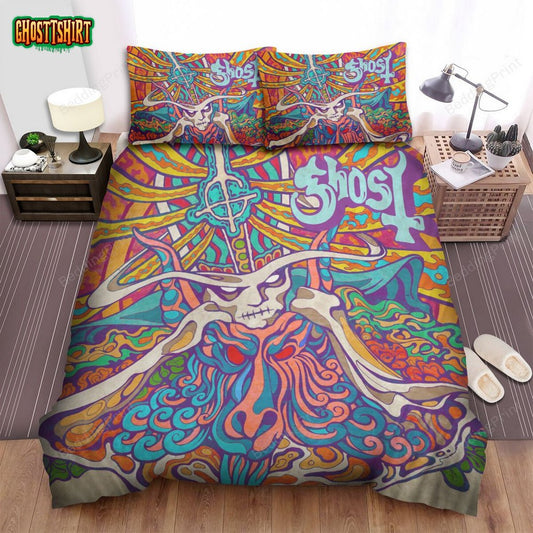 Ghost Music Band In Color Painting Bed Sheets Duvet Cover Bedding Set