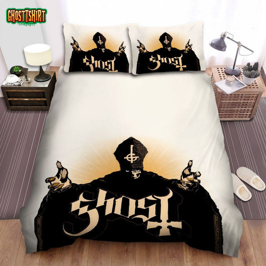 Ghost Music Band Raise Your Hand Bed Sheets Duvet Cover Bedding Set