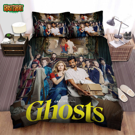 Ghosts Movie Poster 4 Bed Sheets Duvet Cover Bedding Set