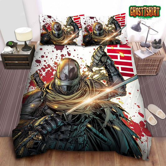G.I. Joe Bloody Snake-Eyes In Deadgame Comics Bed Sheets Duvet Cover Bedding Set