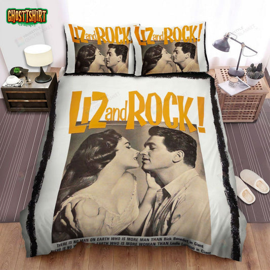 Giant Liz And Rock Movie Poster Bed Sheets Spread Comforter Duvet Cover Bedding Set
