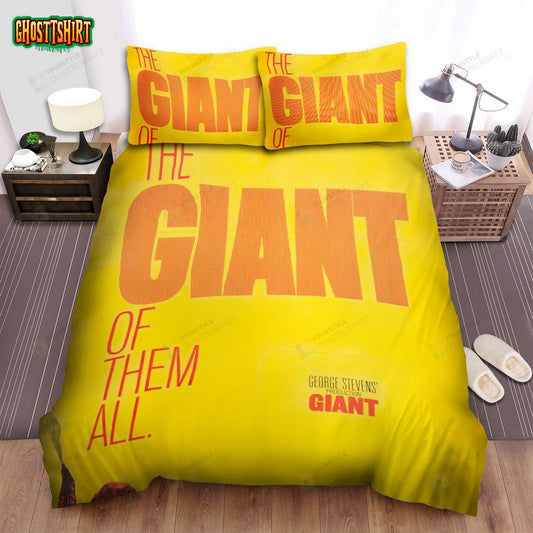 Giant The Giant Of Them All Movie Poster Bed Sheets Spread Comforter Duvet Cover Bedding Set