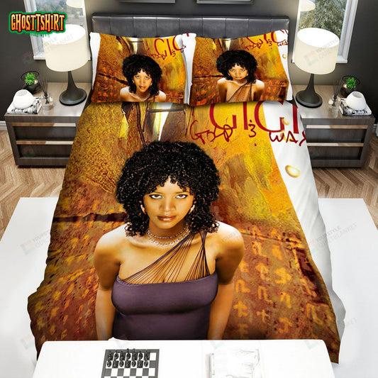 Gigi Gold & Wax Album Bed Sheets Spread Comforter Duvet Cover Bedding Set