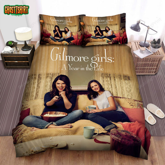 Gilmore Girls A Year In The Life Movie Poster 2 Bed Sheets Duvet Cover Bedding Set