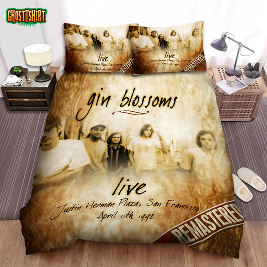 Gin Blossoms Live Remastered The Band Bed Sheets Duvet Cover Bedding Set