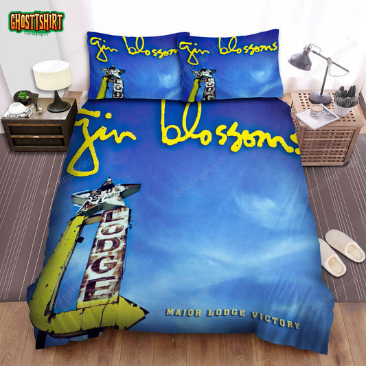 Gin Blossoms Major Lodge Victory Album With Blue Cloud Bed Sheets Duvet Cover Bedding Set