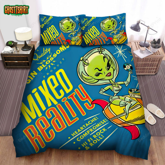 Gin Blossoms Product Mixed Reality Album Art Painting Bed Sheets Duvet Cover Bedding Set