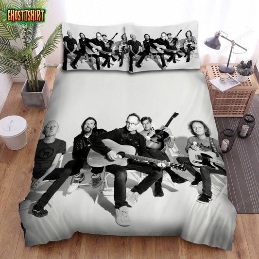 Gin Blossoms The Band Posting With Guitar Together Bed Sheets Duvet Cover Bedding Set