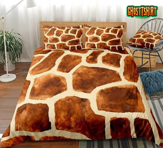Giraffe Skin Bed Sheets Duvet Cover Bedding Set