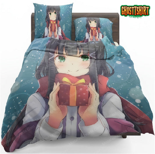 Girl Winter Xmas Gift Anime 192 Bedding Set