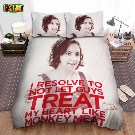 Girls (2012–2017) Hannah Horvath Movie Poster Bed Sheets Duvet Cover Bedding Set