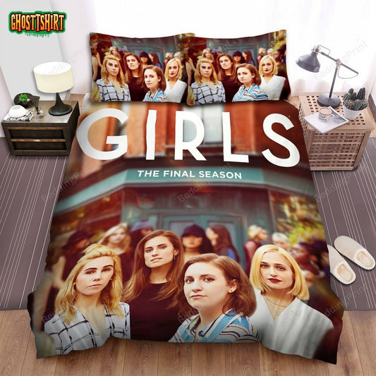 Girls (2012–2017) The Final Season Movie Poster Bed Sheets Duvet Cover Bedding Set