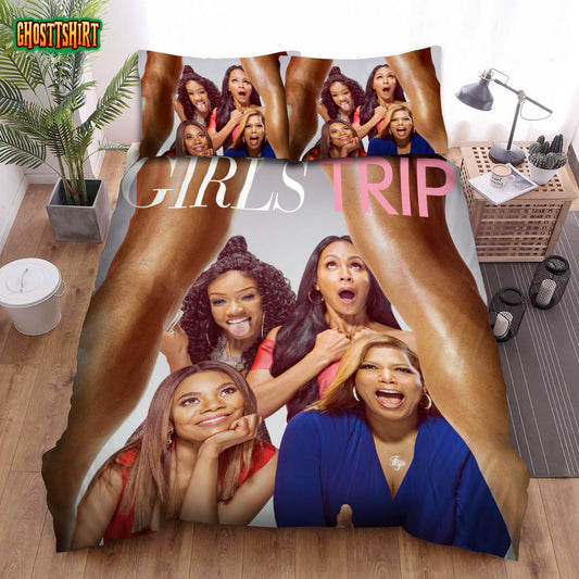 Girls Trip (2017) You'll Be Glad You Came Movie Poster Ver 1 Bed Sheets Duvet Cover Bedding Set