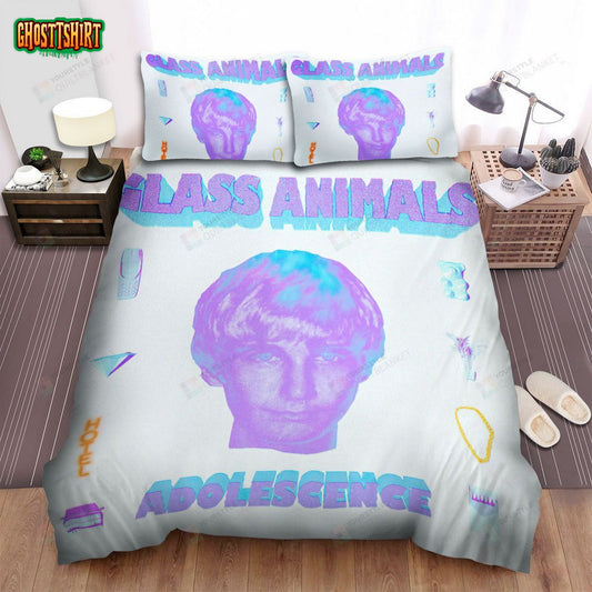 Glass Animals Adolescence Album Cover Bed Sheets Spread Comforter Duvet Cover Bedding Set