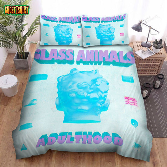 Glass Animals Adulthood Album Cover Bed Sheets Spread Comforter Duvet Cover Bedding Set