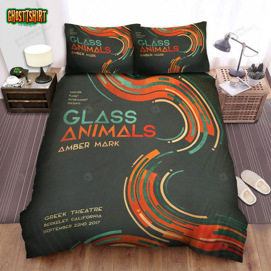 Glass Animals Amber Mark Poster Bed Sheets Spread Comforter Duvet Cover Bedding Set