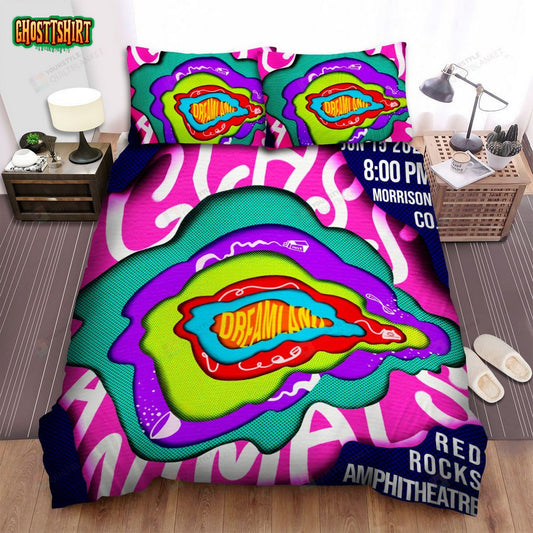 Glass Animals Art Poster 2 Bed Sheets Spread Comforter Duvet Cover Bedding Set