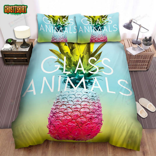Glass Animals Art Poster 5 Bed Sheets Spread Comforter Duvet Cover Bedding Set
