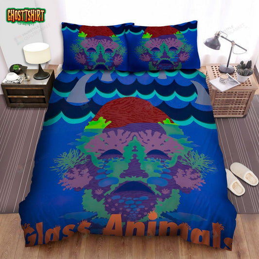 Glass Animals Art Poster 8 Bed Sheets Spread Comforter Duvet Cover Bedding Set