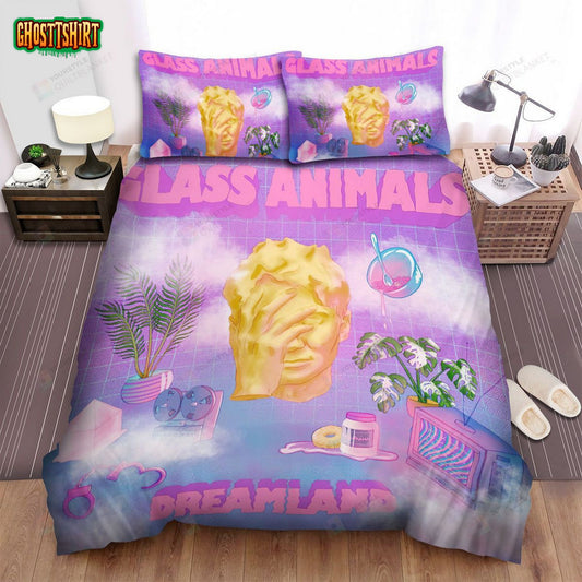 Glass Animals Dreamland Album Cover Art Bed Sheets Spread Comforter Duvet Cover Bedding Set