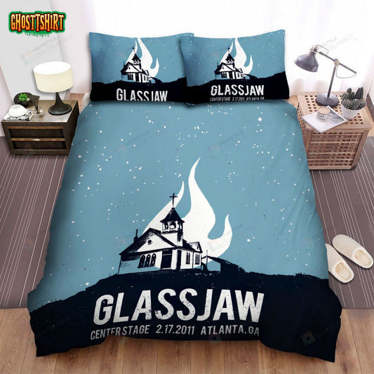 Glassjaw Music Band Concert Poster Bed Sheets Spread Comforter Duvet Cover Bedding Set