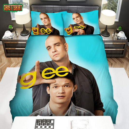 Glee Puck Poster Bed Sheets Duvet Cover Bedding Set