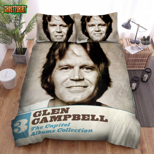 Glen Campbell The Capitol Albums Collection Bed Sheets Spread Comforter Duvet Cover Bedding Set