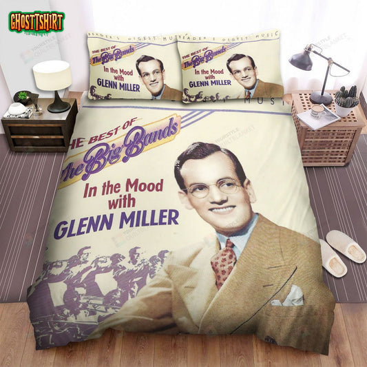 Glenn Miller In The Mood Album Cover Bed Sheets Spread Comforter Duvet Cover Bedding Set