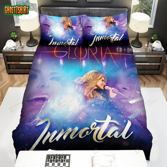 Gloria Trevi Album Cover Inmortal Bed Sheets Spread Comforter Duvet Cover Bedding Set