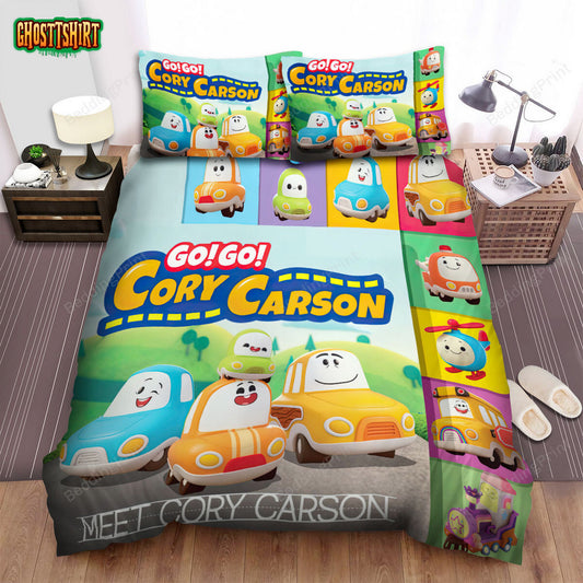 Go! Go! Cory Carson All Characters Bed Sheets Spread Duvet Cover Bedding Set