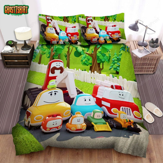 Go! Go! Cory Carson Main Characters Bed Sheets Spread Duvet Cover Bedding Set