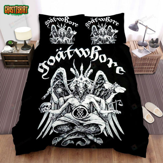 Goatwhore Album Ghostly Bed Sheets Spread Comforter Duvet Cover Bedding Set