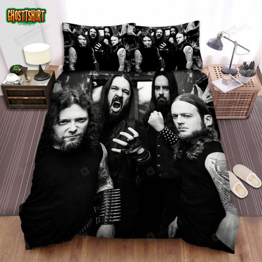 Goatwhore Band Collective Pose Bed Sheets Spread Comforter Duvet Cover Bedding Set