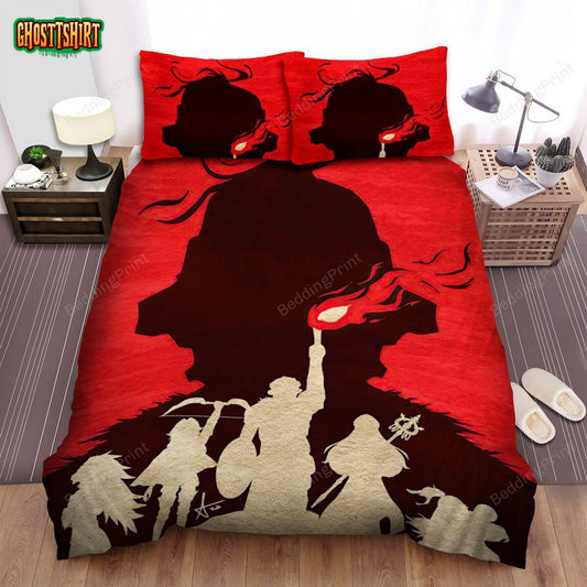 Goblin Slayer’s Party Silhouette Art Poster Bed Sheets Spread Duvet Cover Bedding Set
