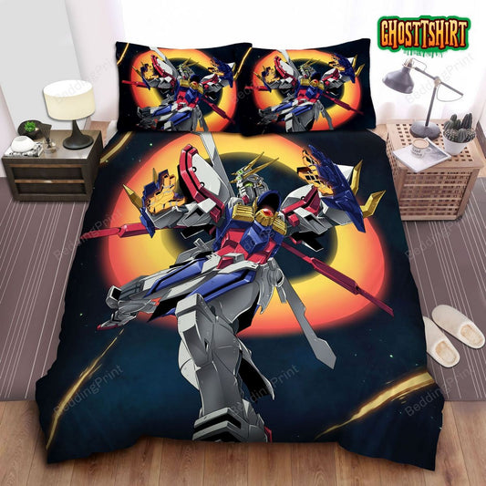 God Gundam Bed Sheets Duvet Cover Bedding Set