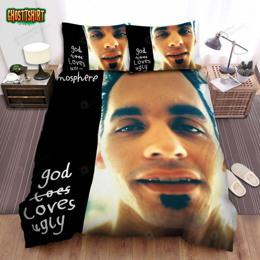 God Loves Ugly Atmosphere Band Bed Sheets Spread Comforter Duvet Cover Bedding Set