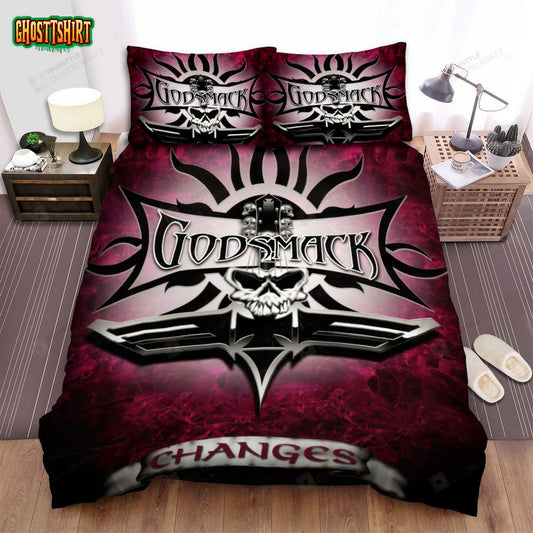 Godsmack Album Cover Changes Bed Sheets Spread Comforter Duvet Cover Bedding Set