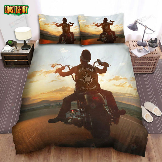 Godsmack Album Cover Good Times Bad Times Bed Sheets Spread Comforter Duvet Cover Bedding Set