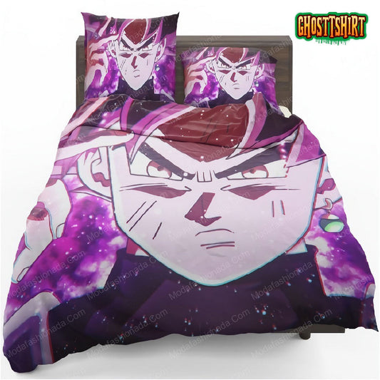 Goku Black Super Saiyan Rose Anime 176 Bedding Set