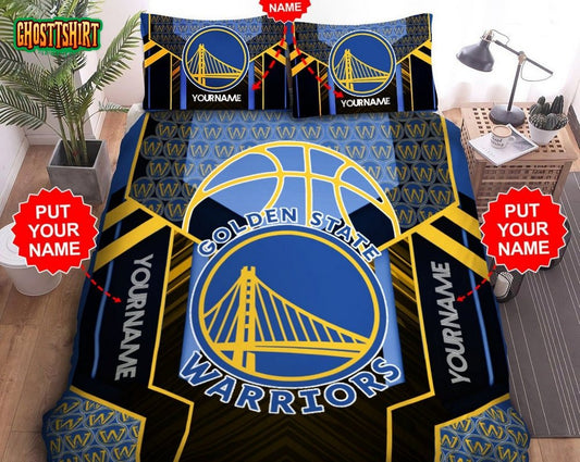 Golden State Warriors Bedding Set Ver 1