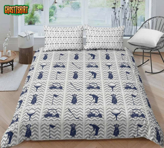 Golf Life Bed Sheets Duvet Cover Bedding Set