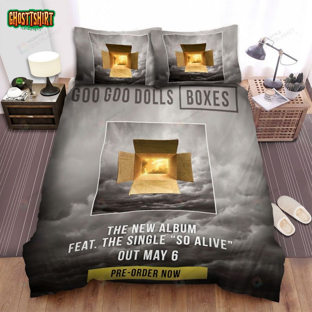 Goo Goo Dolls Album Boxes Bed Sheets Spread Comforter Duvet Cover Bedding Set