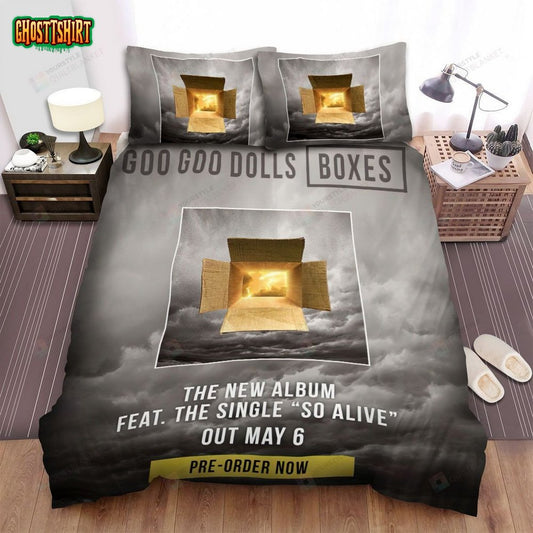Goo Goo Dolls Album Boxes Bed Sheets Spread Comforter Duvet Cover Bedding Set