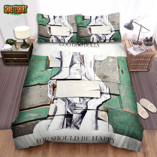 Goo Goo Dolls Album You Should Be Happy Bed Sheets Spread Comforter Duvet Cover Bedding Set