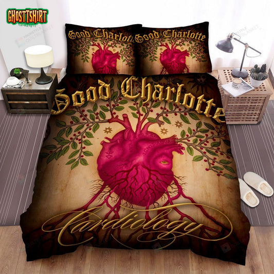 Good Charlotte Album Cover Cardiology Bed Sheets Spread Comforter Duvet Cover Bedding Set