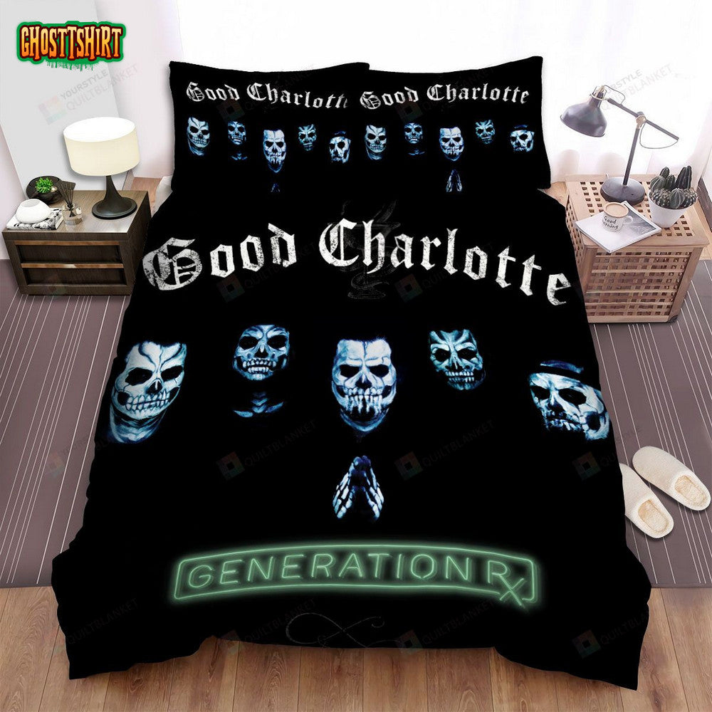 Good Charlotte Album Cover Generation Rx Bed Sheets Spread Comforter Duvet Cover Bedding Set
