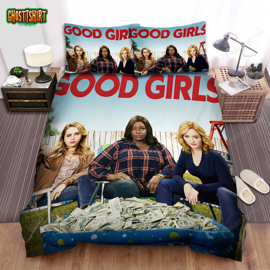 Good Girls (2018–2021) Movie Poster Ver 1 Bed Sheets Duvet Cover Bedding Set