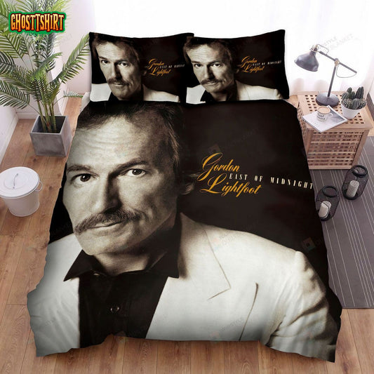 Gordon Lightfoot Album East Of Midnight Bed Sheets Spread Comforter Duvet Cover Bedding Set
